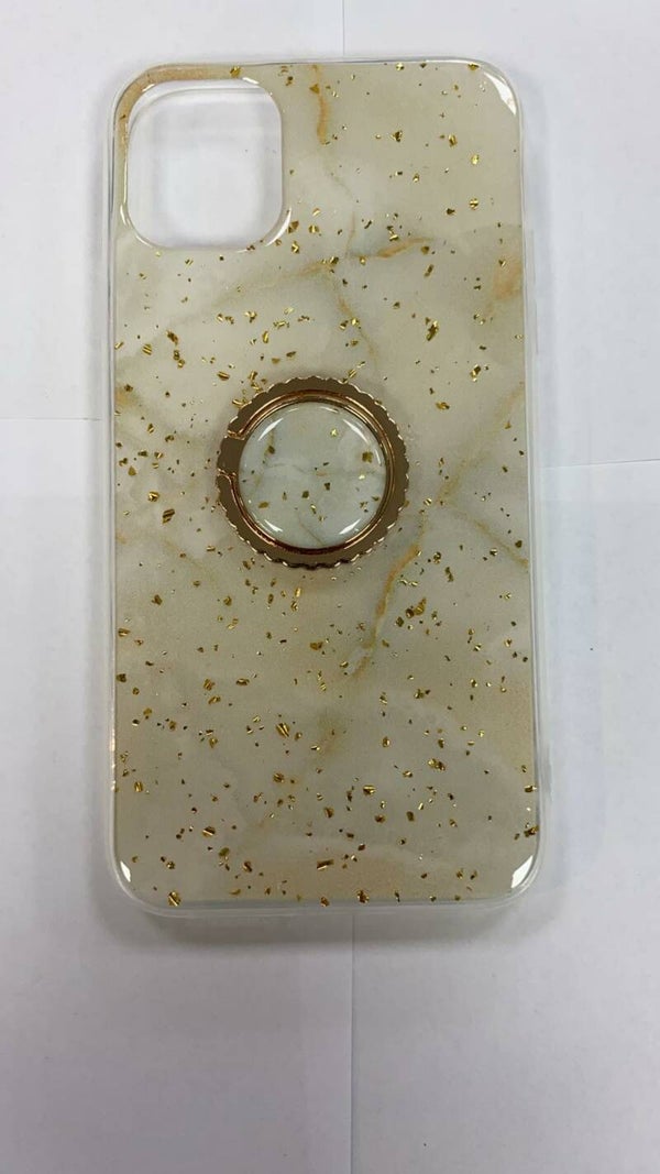 Wit/gouden Iphone 11 hoejse