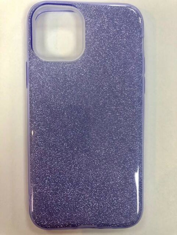 Iphone paars glitter hoesje