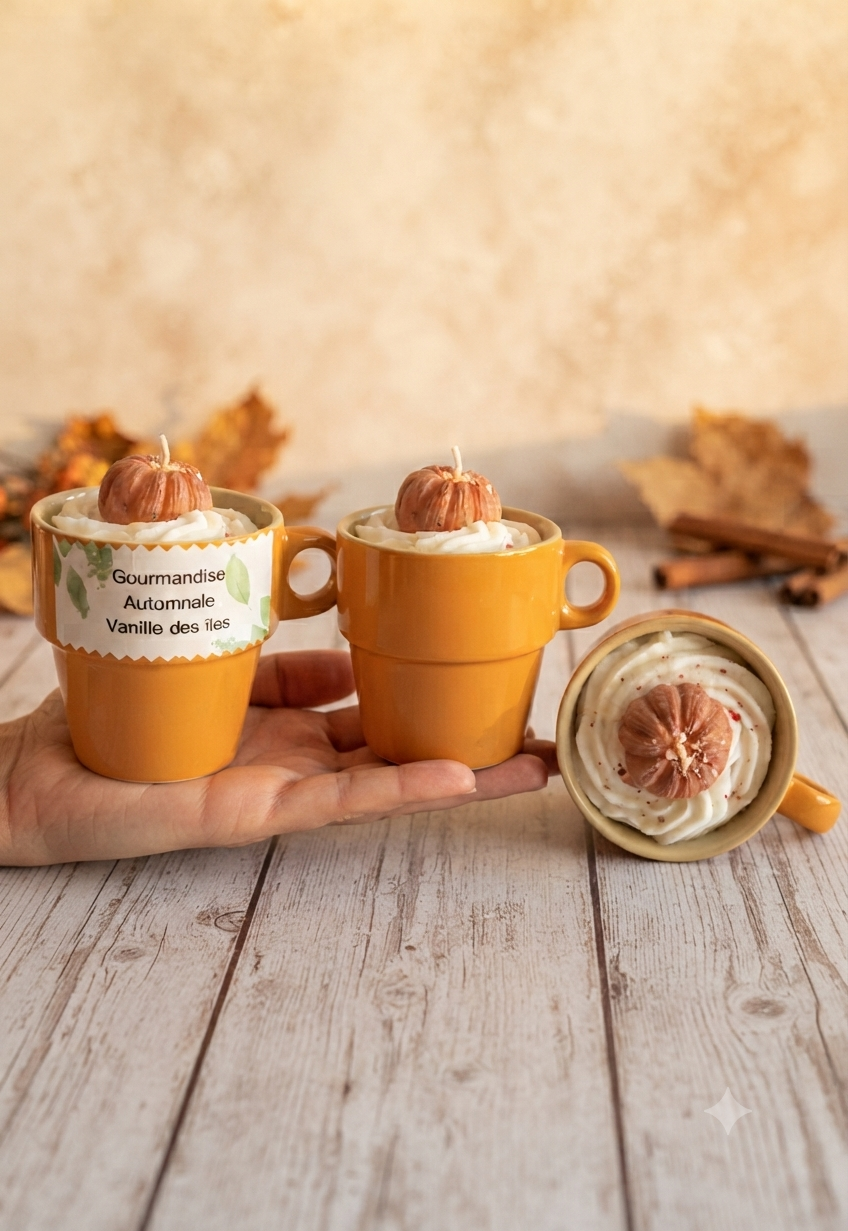 🍂✨ NOUVEAUTÉ — BOUGIE CHANTILLY VANILLE DES ÎLES ✨🍂