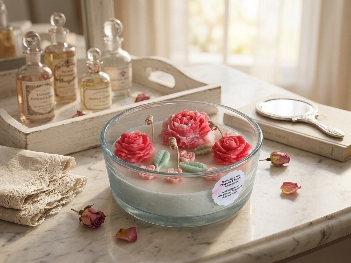 Bougie d'exception XXL – Hibiscus & Vanille des Îles