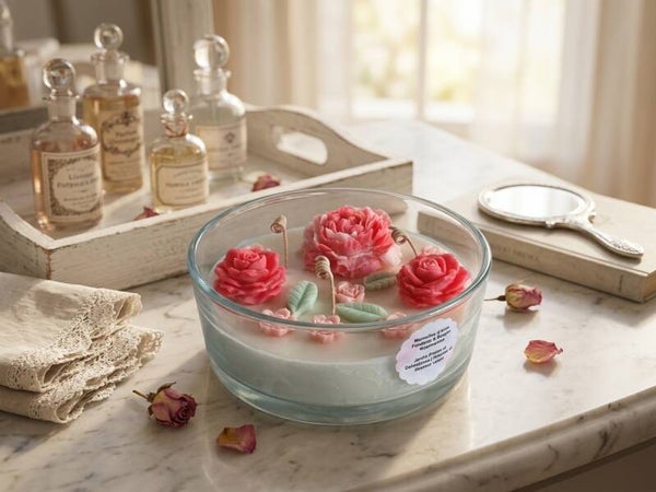 Bougie d'exception XXL – Hibiscus & Vanille des Îles