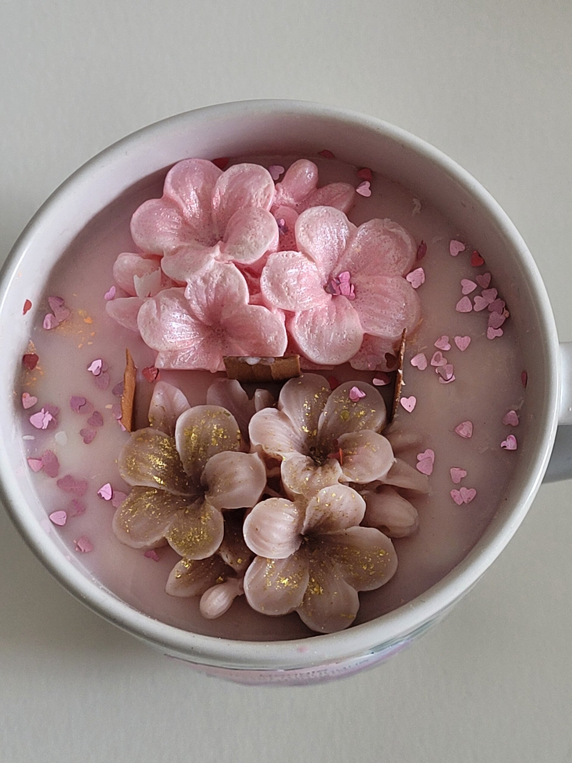 🌸Bougie Parfumée Tasse multi couleurs Citron meringué- Bergamote🌸