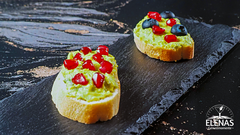 Bruschetta mit cremiger Avocado