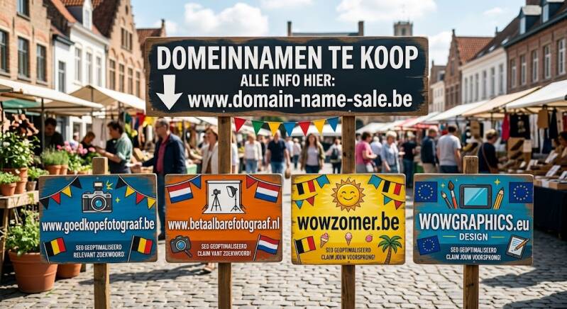 top-domeinnalen te koop