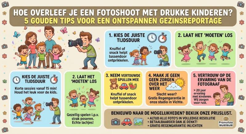 Hoe overleef ik fotoshoot bij fotograaf 