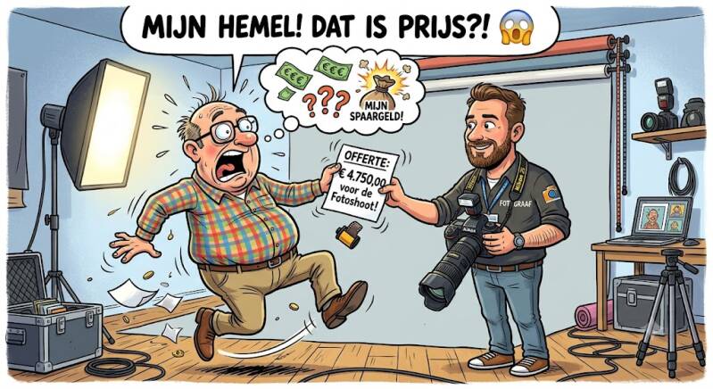 Duidelijke prijs prijslijst fotograaf huwelijksfotograaf prijs fotoshoot promofoto wowwow
