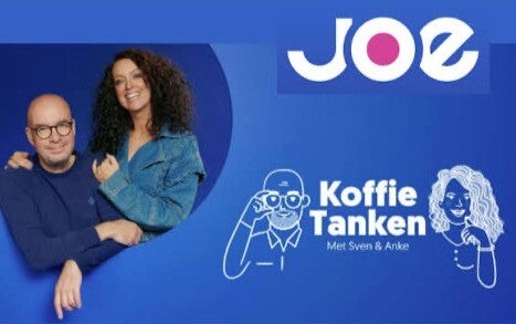 koffie tanken Joe FM Sven Anke promofoto wowwow