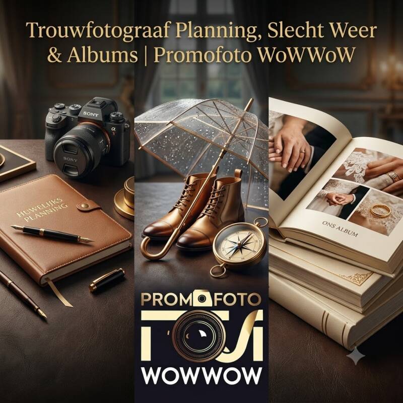 maak een foto voor dit zonder gezochten  en verwerk ons logo in bijlage er bij: Trouwfotograaf Planning, Slecht Weer & Albums | Promofoto WoWWoW