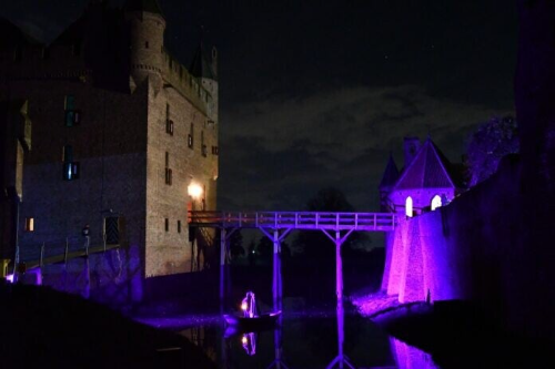 Kasteel Doorneburg bij nacht