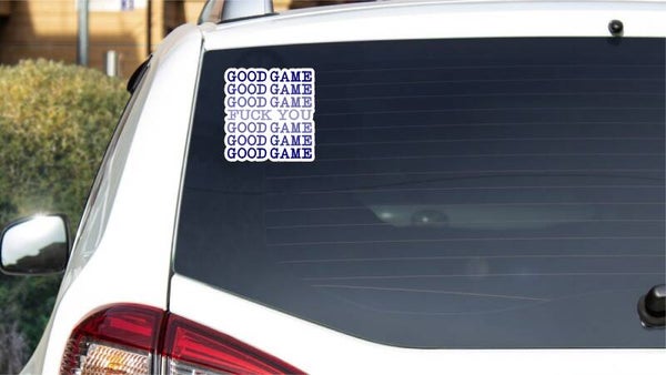 Good Game Decal