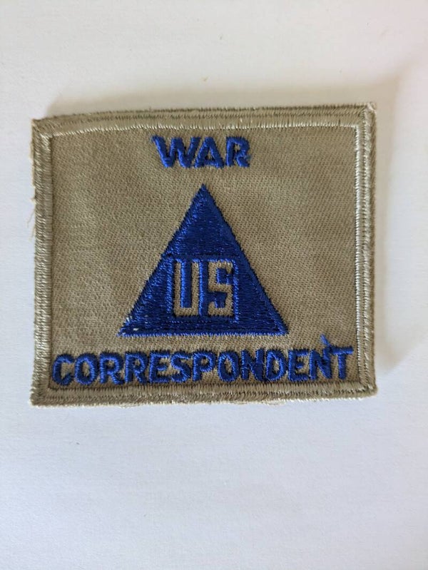 Patch WAR CORRESPONDENT
