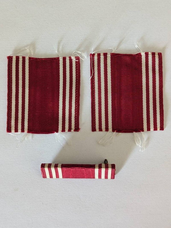 Lot rubans & ribbon médaille Good Conduct