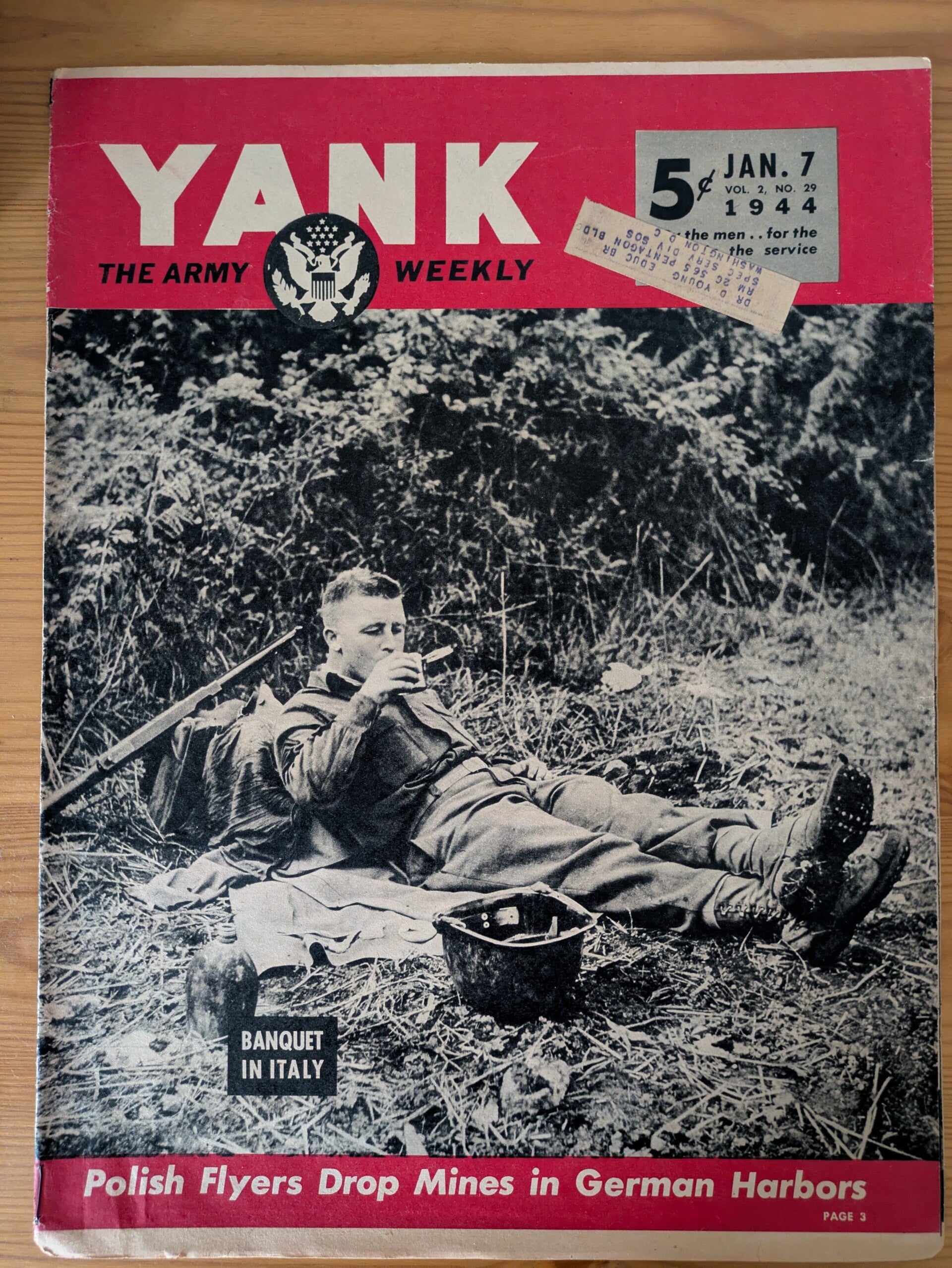 Magazine YANK du 7 janvier 1944