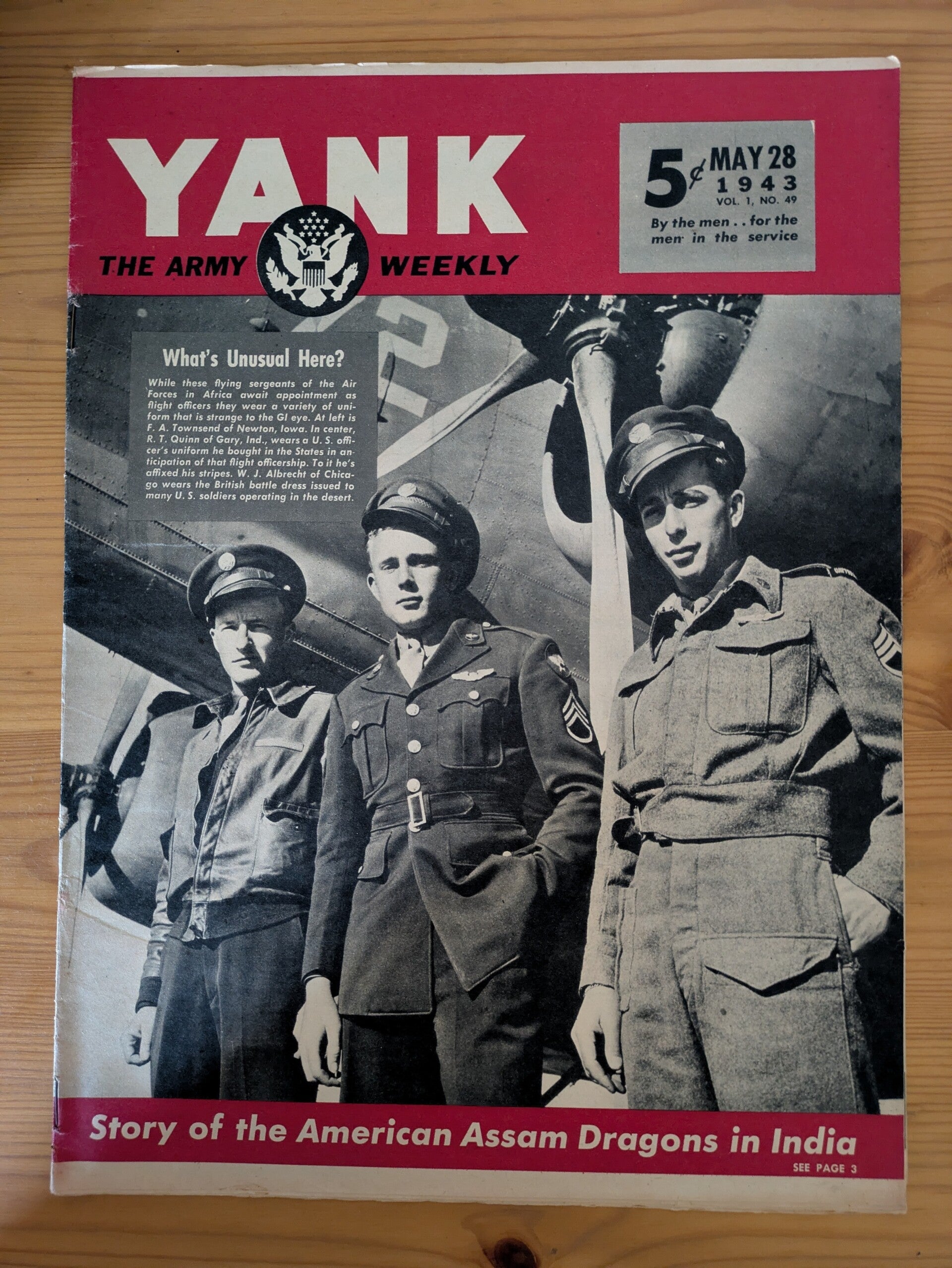 Magazine YANK du 28 mai 1943