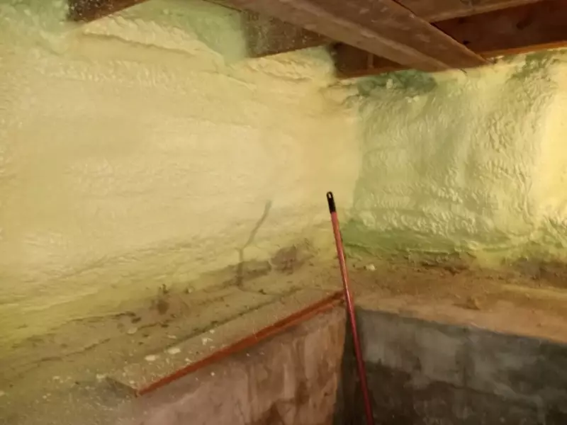 Isolation uréthane murs sous-sol