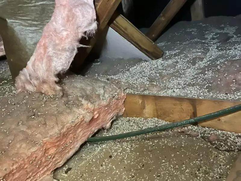 Enlèvement de Vermiculite d'un Entretoit Grenier 