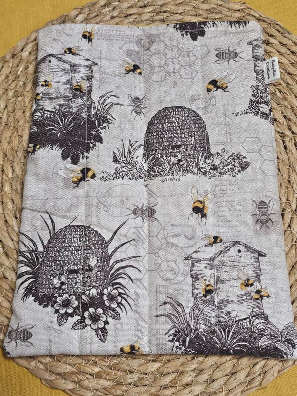 Bee tropical book sleeve