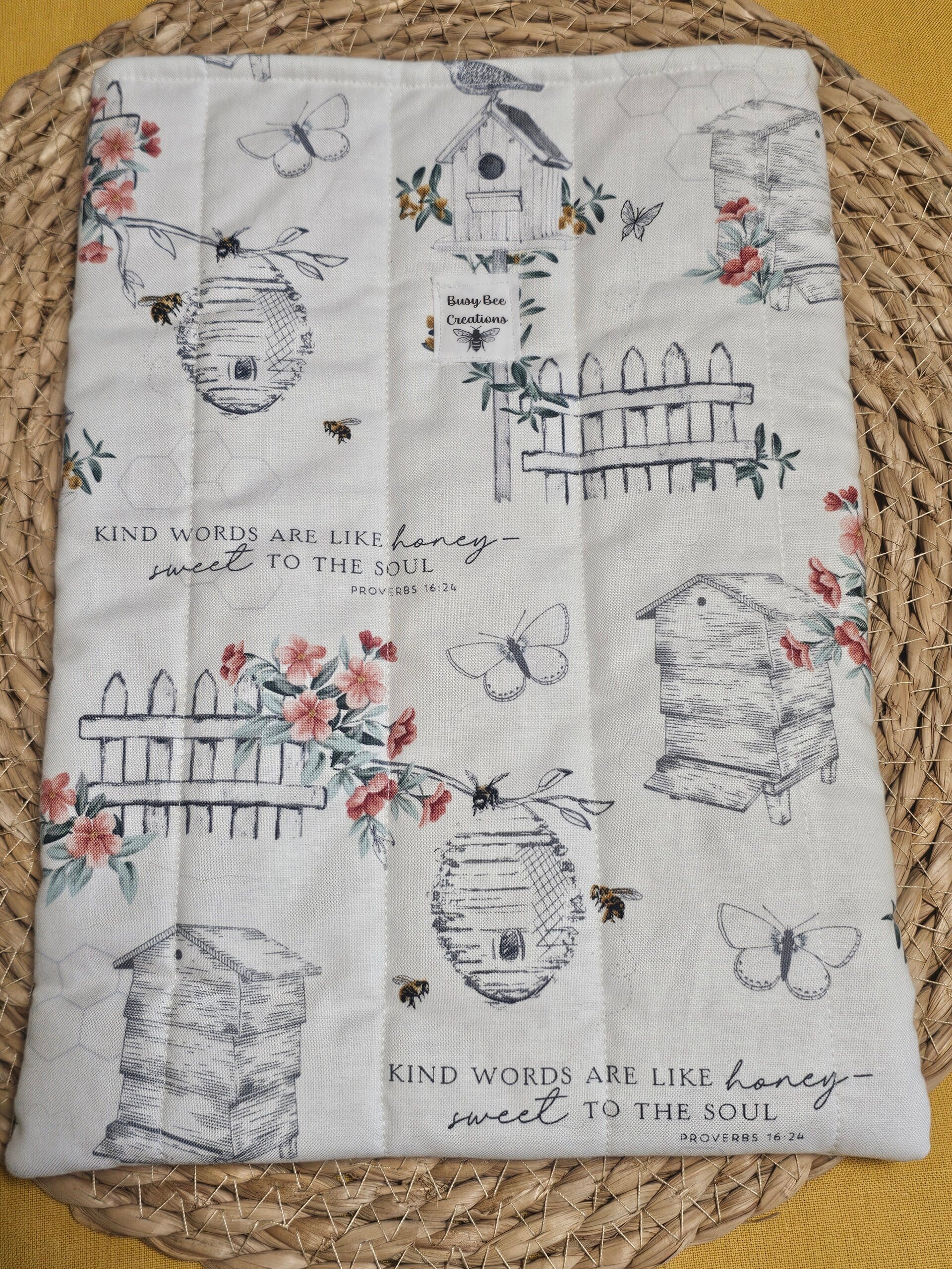 Kind words book sleeve