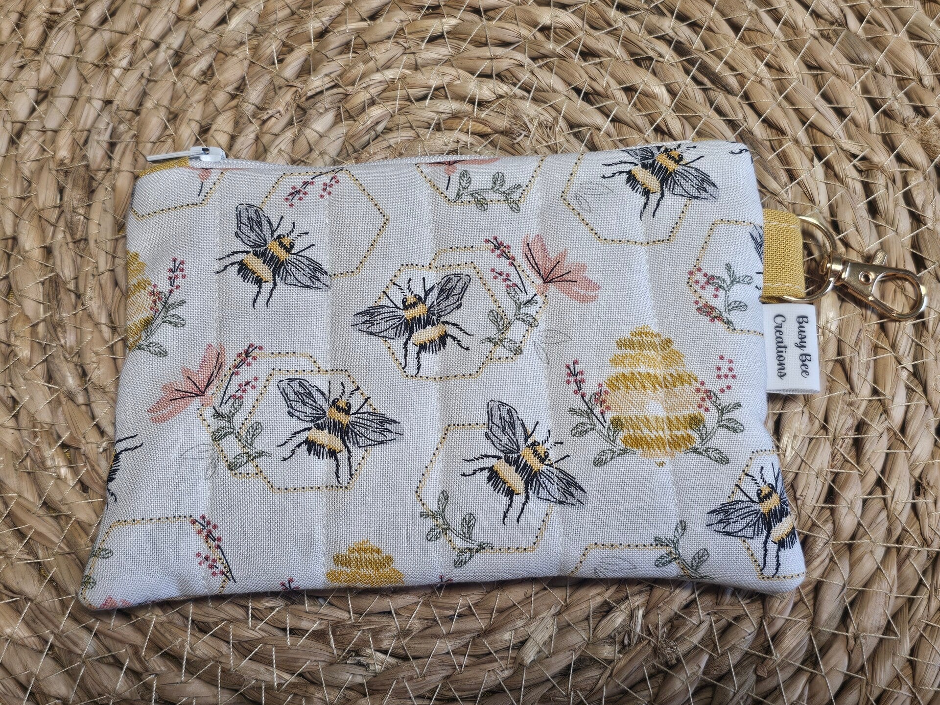 Bee hive wristlet