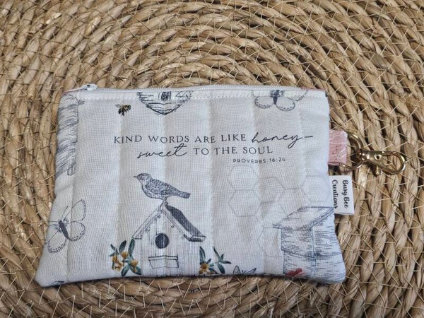 Kind words wristlet