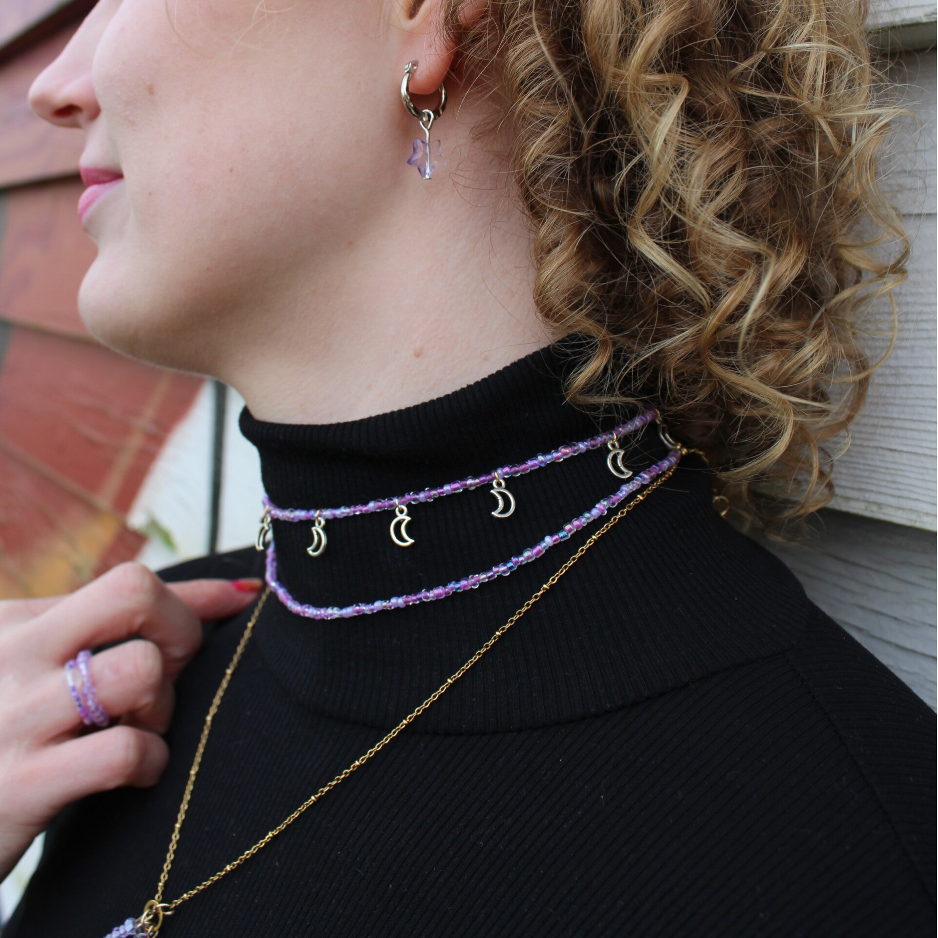 Velvet Moonrise choker