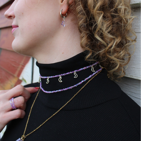 Velvet Moonrise choker