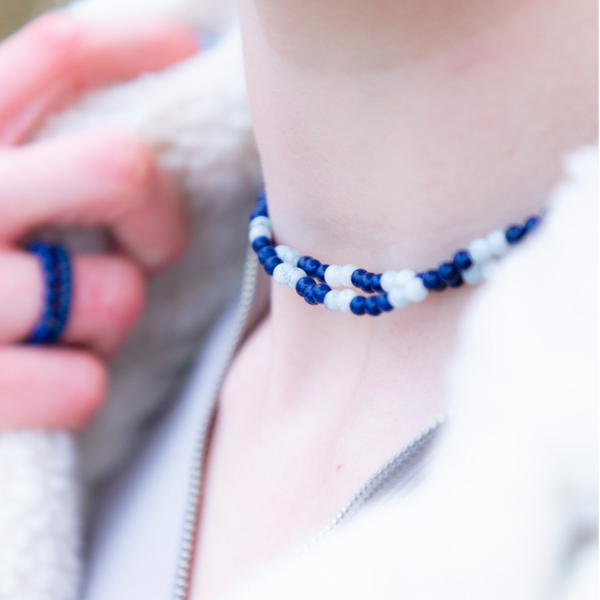 Lapis Luster choker