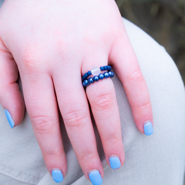 Frozen Midnight ring