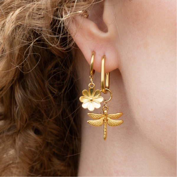 Breezy Daisy oorbellen