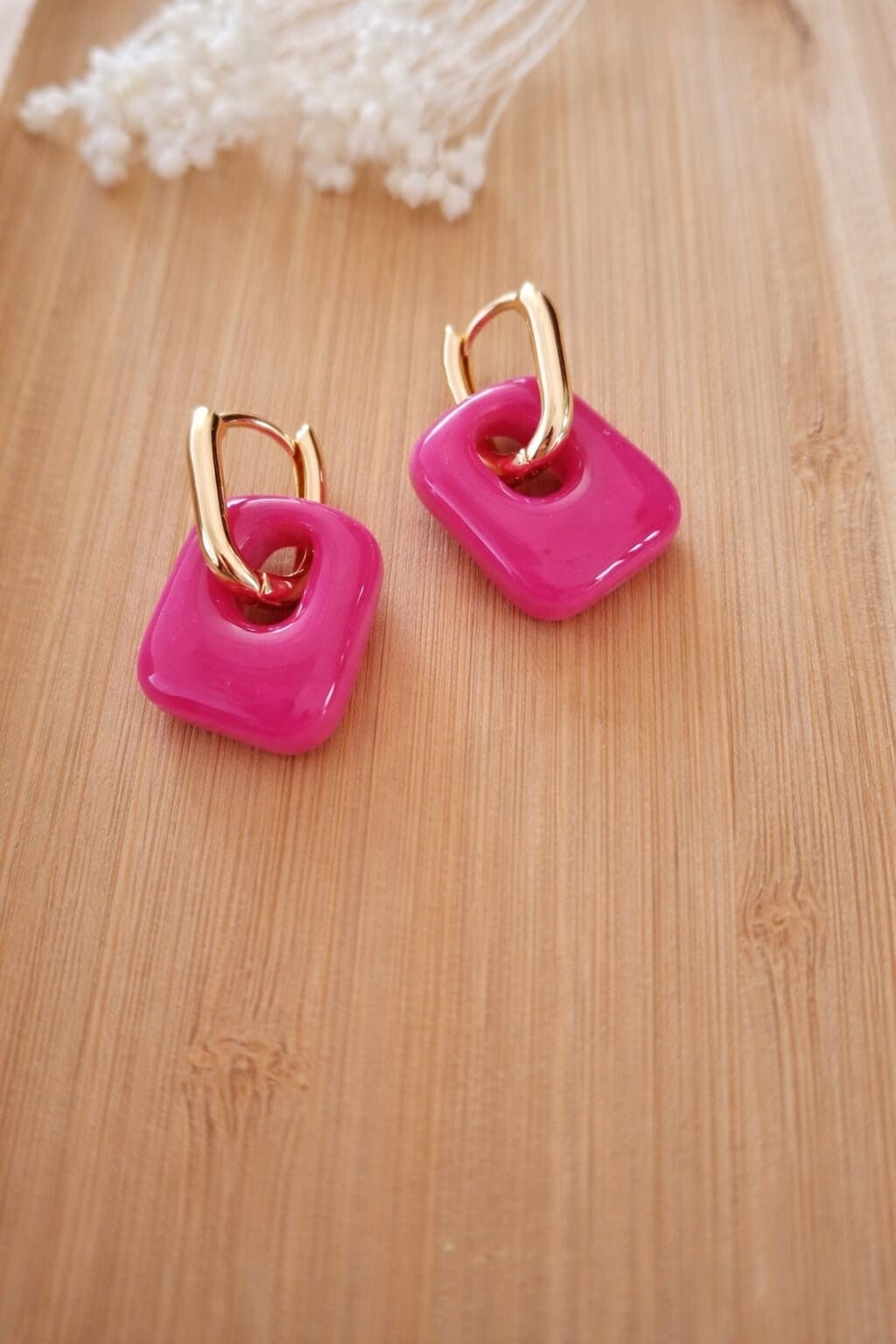 Magenta Hoops