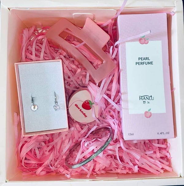 cadeau pakket roze