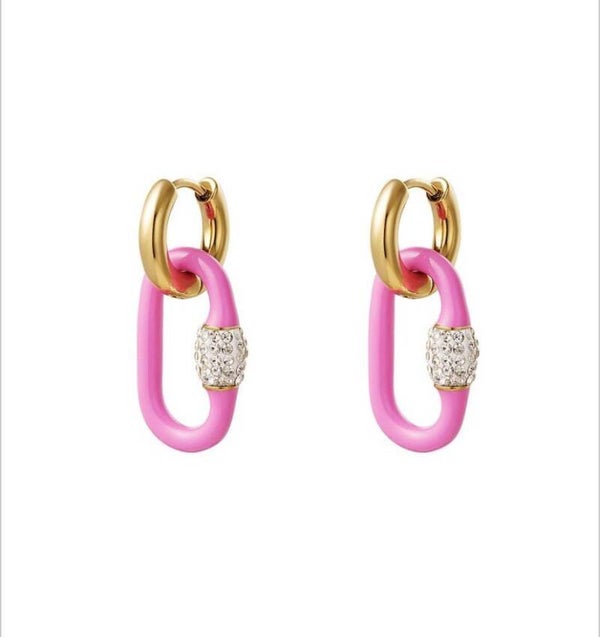 Roze oorbelletjes