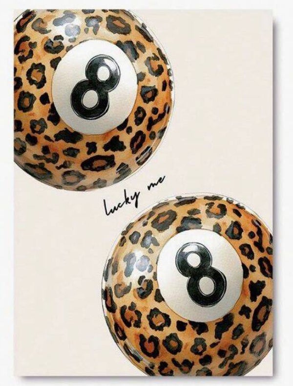 Schilderij lucky me