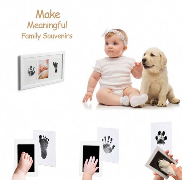 Baby hand afdruk inkt setje
