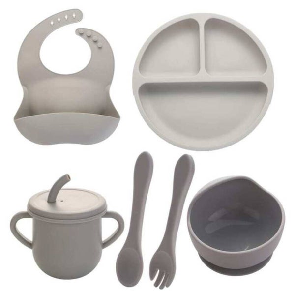 Complete siliconen eetset