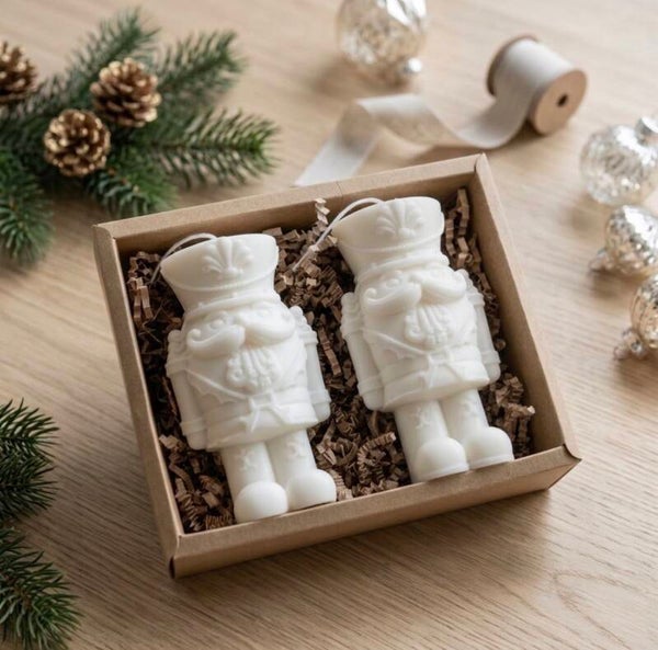 Kerstmannetjes kaars 2 stuks