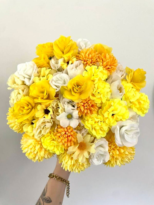 Nep Bloemen boeket geel