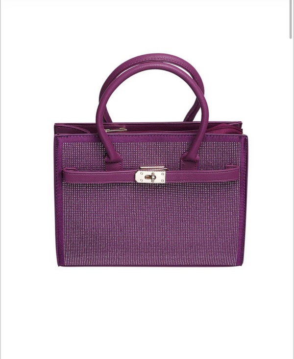 Glitters tas paars