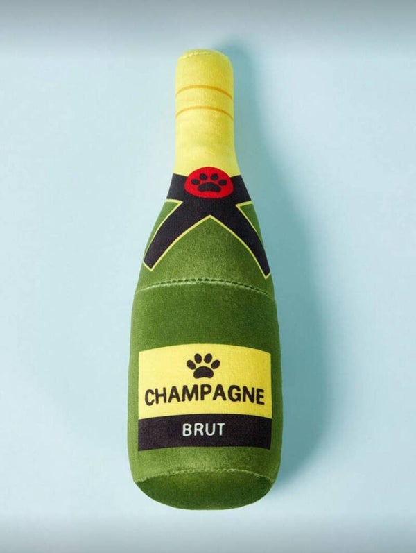 Honden champagne knuffel