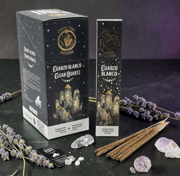 Encens Magie Cristaux Quartz Clair 15gr
