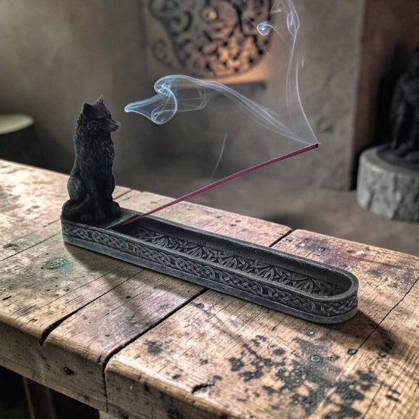 Porte encens loup