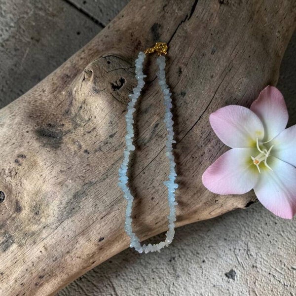Collier aigue marine