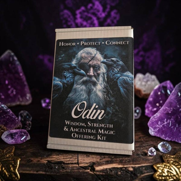 Coffret d'Offrande Odin – Sagesse, Force & Magie Ancestrale