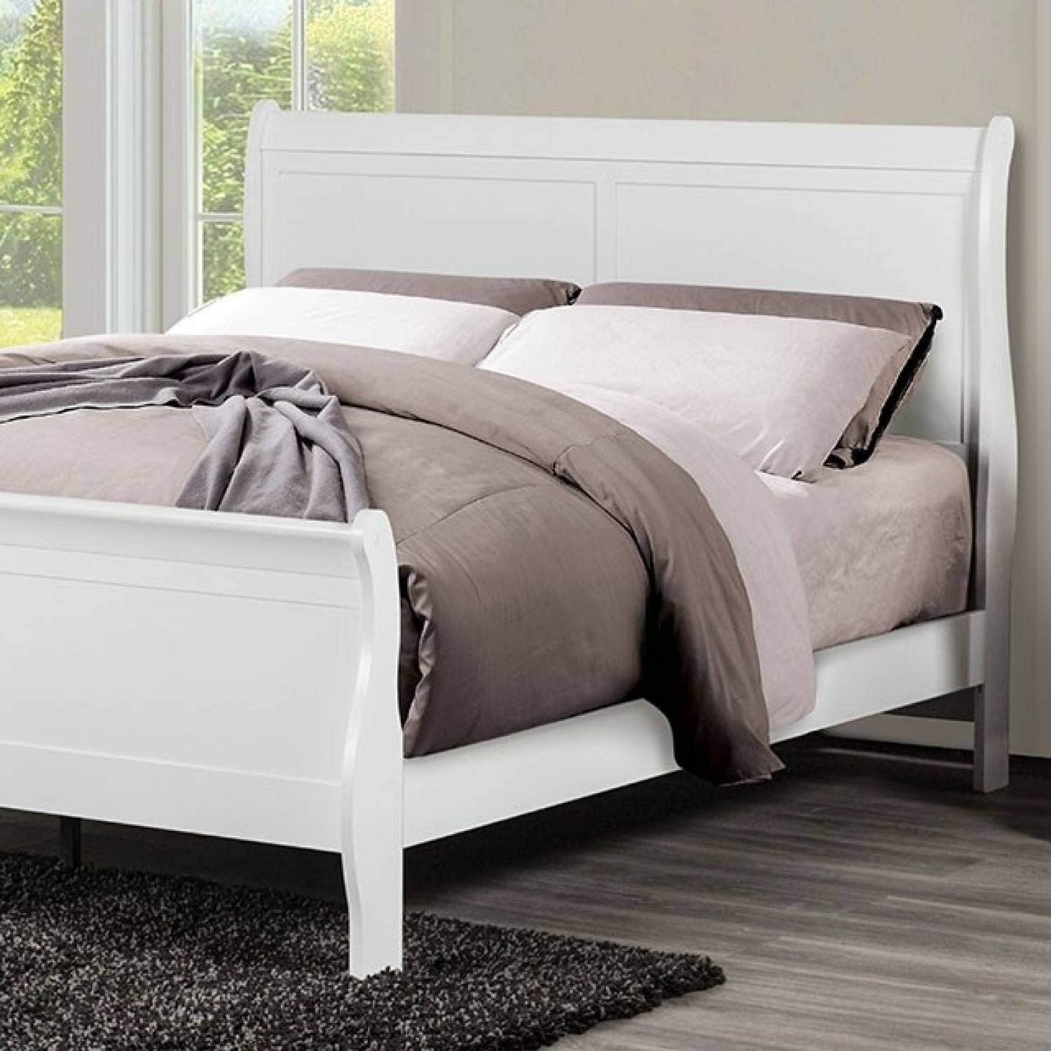 LOUIS PHILIPPE Bed - White