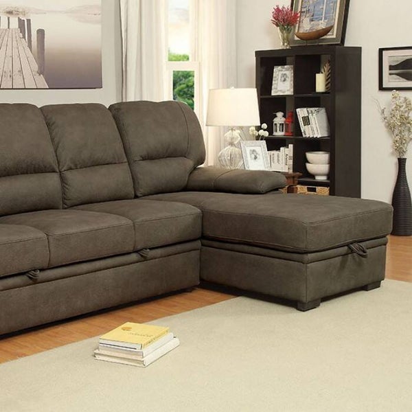 ALCESTER Sleeper Sectional - Brown