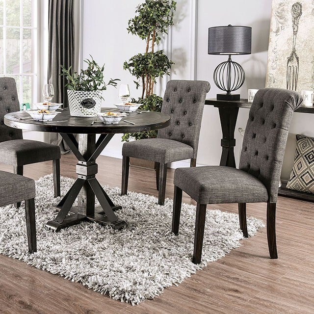 ALFRED 5PC Dining Table Set - Rustic