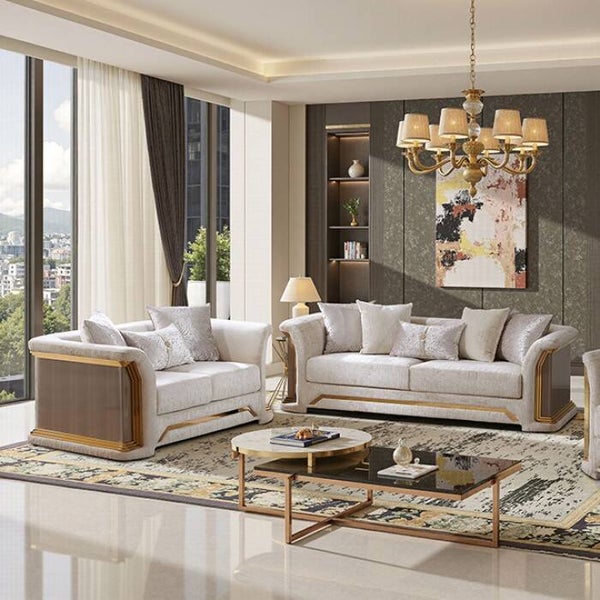 ATHENEO 2PC Sofa & Loveseat Set