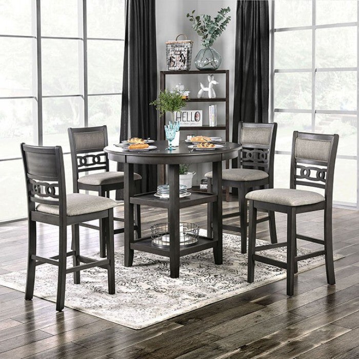 MILLY 5pc Counter Height Dining Set