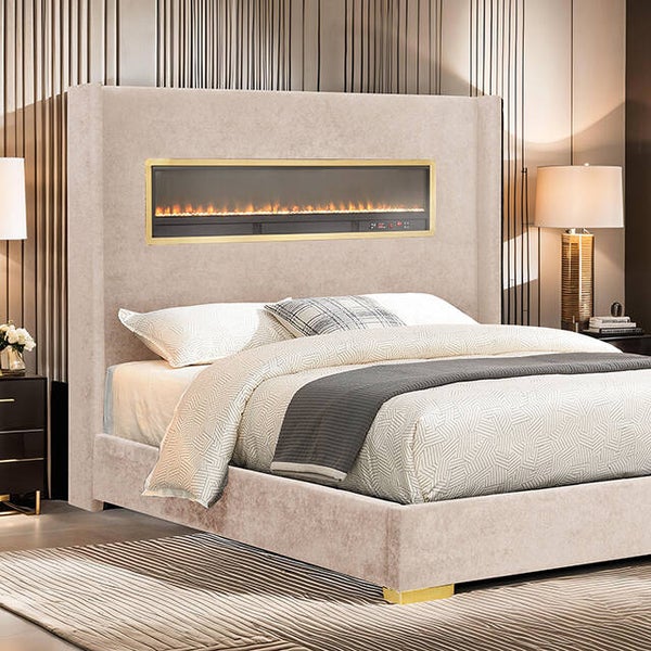 DANVERS Bed - Beige