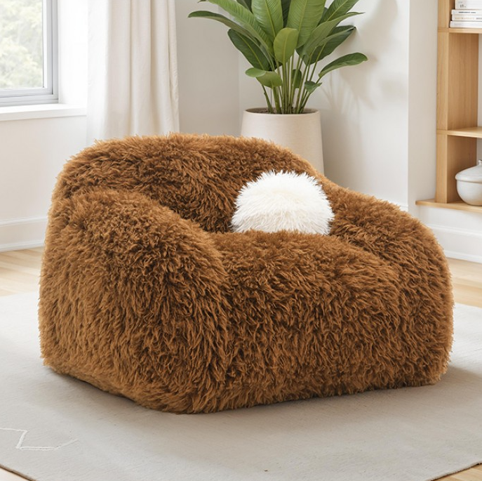 DARWEN Swivel Chair - Camel Brown